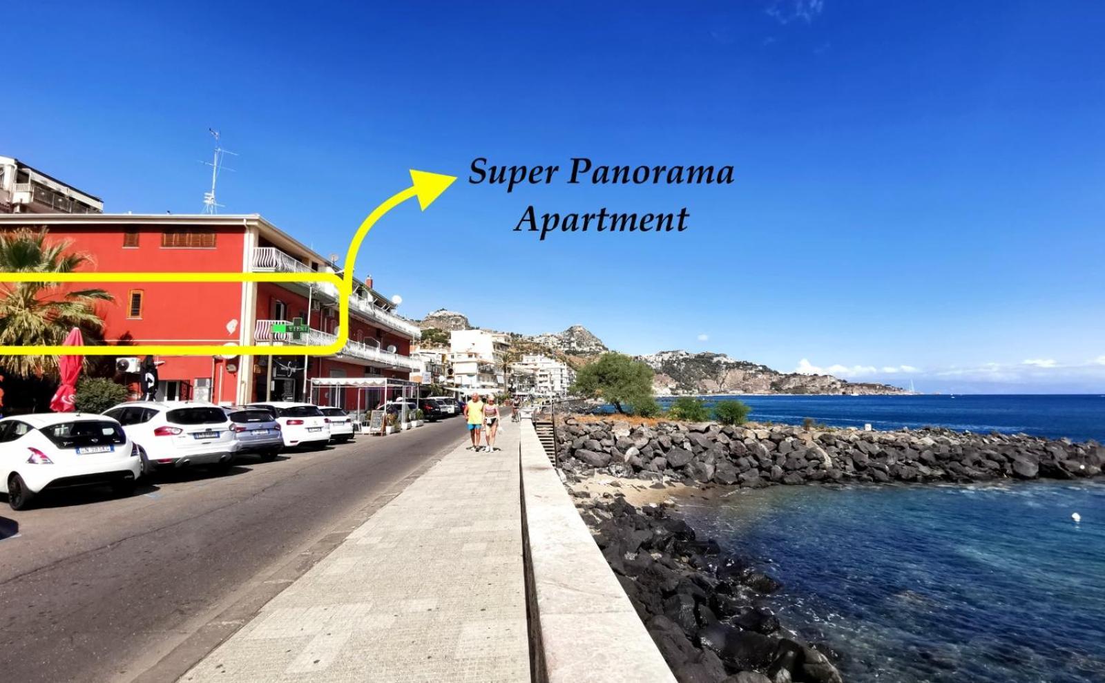 Super Panorama & Astonishing Apartment Seaview Джардини Наксос Екстериор снимка